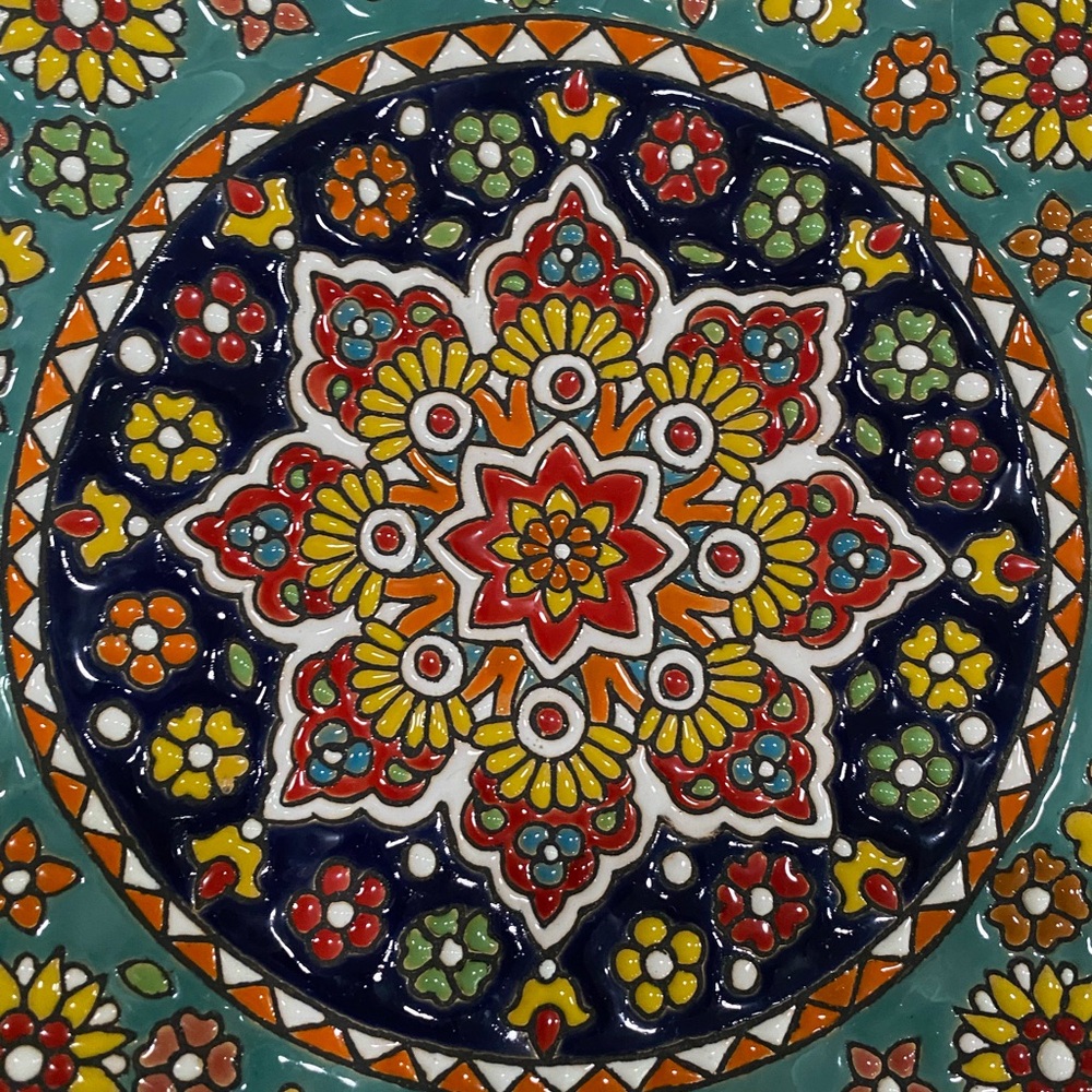 Handmade wall art plate - Picture 3 of 5